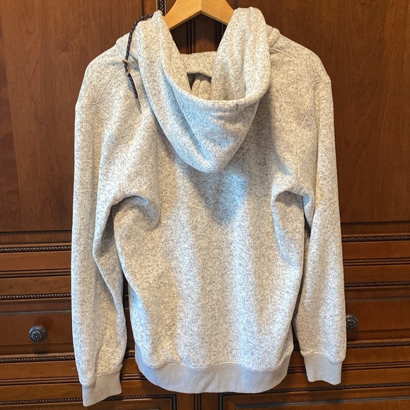Gray Quicksilver Zip-up Hoodie Small - Picture 2 of 2